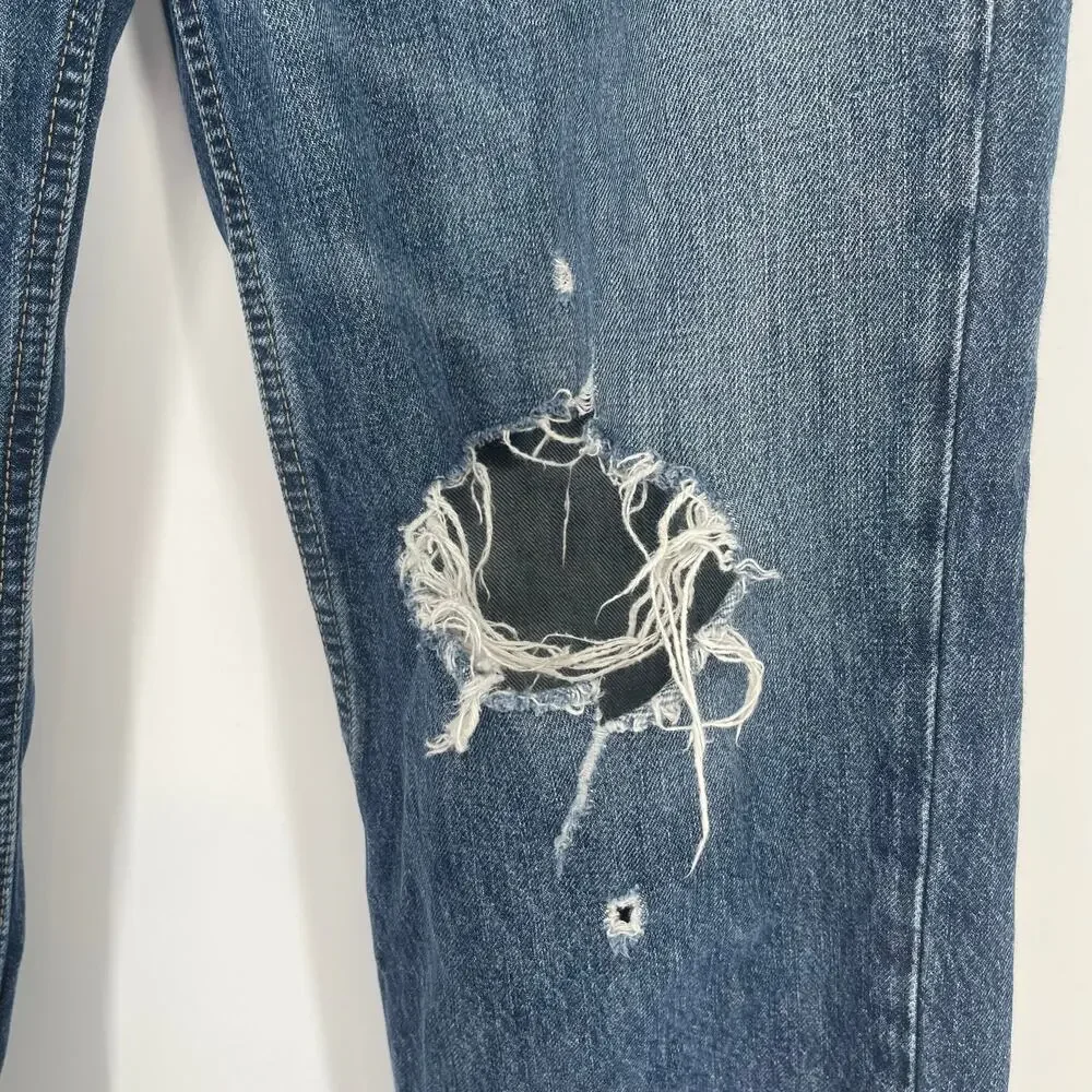 Ariat Distressed Straight Dark Wash‎ Men's Jeans Size 30
